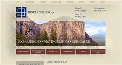 Desktop Screenshot of hinklelawfirm.com